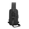 MARKSMAN – sac de poitrine tendance pour homme, sac à dos multifonctionnel USB antivol pour voyage et sport