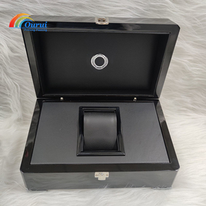 Biểu tượng tùy chỉnh sang trọng hộp đồng hồ cao Glossy Craft da và MDF với PC cá nhân trang trí lưu trữ bằng gỗ trường hợp - Product Image 3