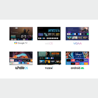 Téléviseur intelligent 55 pouces, télévision 4K, 24, 43, 50, 65 pouces, QLED, LED TV, Android, Google WebOS, Tizen, WiFi, téléviseurs intelligents Whale 32 pouces