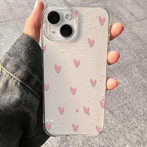 <span class=keywords><strong>Cover</strong></span> a forma di cuore <span class=keywords><strong>rosa</strong></span> Anti-goccia di alta qualità per Apple <span class=keywords><strong>iPhone</strong></span> 16 15 Plus <span class=keywords><strong>Pro</strong></span> <span class=keywords><strong>Max</strong></span> 17 <span class=keywords><strong>Pro</strong></span> <span class=keywords><strong>Max</strong></span> custodie per cellulare - Product Image 4