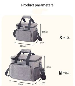 Leakproof <b>Large</b> Adult Lunch <b>Box</b> Cooler with Shoulder Strap Upgraded Thermal Lunchbox for Travel Beach Work Camping Picnic <b>Gift</b> - Product Image 2