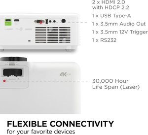 Proyector Láser para Juegos LX700-4K 4K UHD, 3500 Lúmenes, 240Hz, Compatible con Xbox - Product Image 3