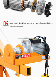 Commercio all'ingrosso di 360 gradi di rotazione Mini materiale da costruzione di sollevamento scimmia all'aperto gru costruire <span class=keywords><strong>casa</strong></span> per il trasporto di mattoni al tetto - Product Image 6