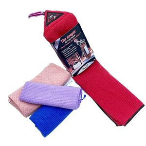 Clip magnético con logotipo de toallas de golf de microfibra impresa personalizada de marca para toallas de golf - Product Image 1