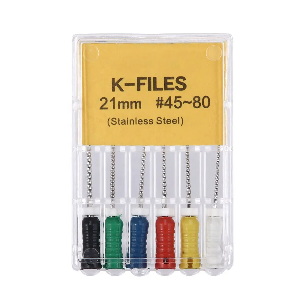 Preço de Atacado 21mm/25mm Endo Rotary Files Hand Use Dental K-file