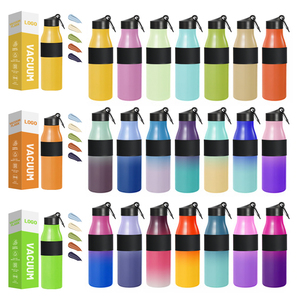Botella Deportiva <span class=keywords><strong>de</strong></span> Acero Inoxidable <span class=keywords><strong>de</strong></span> Doble Pared con Aislamiento al Vacío, Resistente, para Camping, a Prueba <span class=keywords><strong>de</strong></span> Fugas, Libre <span class=keywords><strong>de</strong></span> BPA, con Tapa y Asa con Recubrimiento en Polvo - Product Image 3