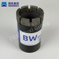 Mata Bor Baja Karbon Impregnasi CGE WUXI BW NW HW PW, Alat Pengeboran Sumur, Peralatan Pengeboran Wireline