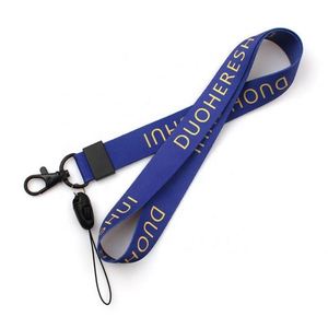 Promotional Fashion Silk Screen Printing <b>Polyester</b> Autism <b>Lanyard</b> Phone Wallet with Digital Printing - Product Image 1