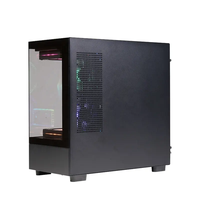 Nuevo Diseño de Caja de Ordenador para Juegos de Torre Completa, Compatible con Placas Base ATX y Micro ATX, con Efecto ARGB, Vidrio Templado, para PC de Escritorio