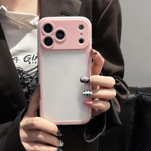 Coque 2-en-1 effet peau bicolore pour iPhone 17 Pro Max, nouveauté pour Apple 16 Pro Max et 15 Pro Max, protection givrée - Product Image 4