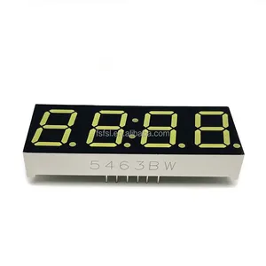 0.56" 4 Digit 7 Segment Led Display Screens Red Display Led Outdoor High Brightness Clock Digital Signages