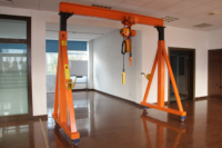 Grue à portique électrique réglable de 1 tonne, 2 tonnes, 3 tonnes, cadre de grue à portique mobile portable de 5 tonnes