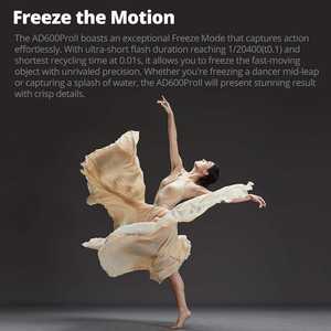 GODOX <span class=keywords><strong>AD600Pro</strong></span> II All-in-one กลางแจ้งแฟลช TTL ความเร็วสูงในตัวแบตเตอรี่ลิเธียม2.4G ไร้สาย X - Product Image 6