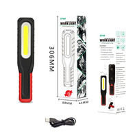 Lámpara de Trabajo LED COB Súper Brillante, Recargable Tipo-C, 5000mAh, 800 Lúmenes, IPX4 Impermeable, Ángulo de Haz de 160°, Magnética Portátil, 6000K