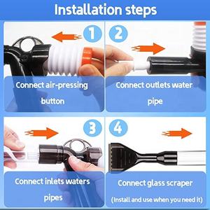 Kit de nettoyage de gravier d'<span class=keywords><strong>aquarium</strong></span> à longue buse changeur d'eau Aquariums et accessoires - Product Image 5