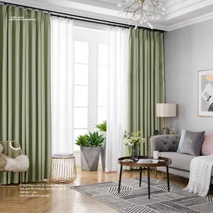 Modern Curtains for The Living Room Blackout Curtains Best Selling Black 1 Piece Window Curtains