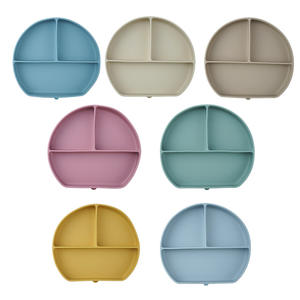 Plato <span class=keywords><strong>de</strong></span> Silicona <span class=keywords><strong>de</strong></span> Grado Alimenticio, Seguro, Lavable, Plato <span class=keywords><strong>de</strong></span> Cena Portátil, Tazón para Bebé, Vajilla Infantil - Product Image 2