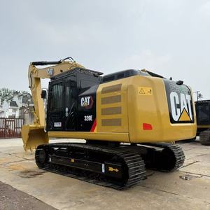 รถขุดตีนตะขาบ Caterpillar 320E สีเหลือง ระบบไฮดรอลิก น้ำหนัก 20000 กก. ปี 2001-4000 ผลิตในสหรัฐอเมริกา พร้อมปั๊มและเครื่องยนต์ - Product Image 4