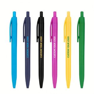 23 Bolígrafos Promocionales Personalizados con Logotipo Impreso, Precio Bajo, Múltiples Colores, Retráctiles, de Plástico con Clic y Goma Suave, Color Naranja - Product Image 3