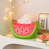 Großhandel Niedliche und Kreative Wassermelonen-Taschentuchbox Wohnzimmer Desktop-Taschentuchspender Luxuriöse Dekorative Papierbox Ornament