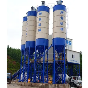 Small Portable Vertical 100 Ton Cement Storage Silo Bolted Cement Silo For Concrete Batching Plant