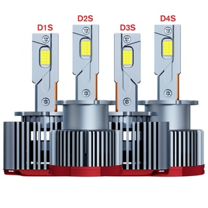 Accessoires automobiles 2024 D1S LED D2S D3S D4S D5D D8S Phares LED de voiture 120W Focos LED Auto 3 tubes en cuivre Série D - Product Image 1