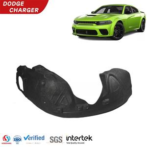 Forro Interior <span class=keywords><strong>de</strong></span> Guardabarros Delantero Negro <span class=keywords><strong>de</strong></span> Fábrica Honghang para Dodge Charger Wheel Well 2015-2021 - Product Image 1