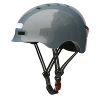 Casque de sport sécurité nuit clignotant lumière LED enfant adulte vélo nuit clignotant vélo Scooter Skateboard casque