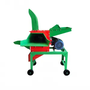 Automatic Hay Cutter and Straw Crusher Factory Direct Farm Use Grass Chaff Cutter with Reliable Motor and Bearing in Zambia