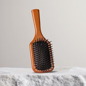 Dark Brown <strong>Rubber</strong> Color <strong>Hair</strong> Massage Styling Tools Scalp Massage <strong>Comb</strong> Anti Static Massage <strong>Comb</strong> - Product Image 6