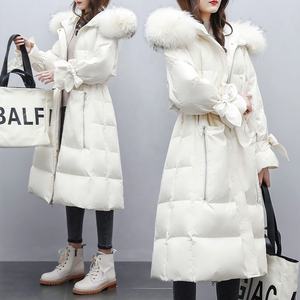 Excellente qualité femmes hiver long manteau doudoune femmes avec col en fourrure vêtements amples vêtements d'extérieur hiver pour femme - Product Image 3