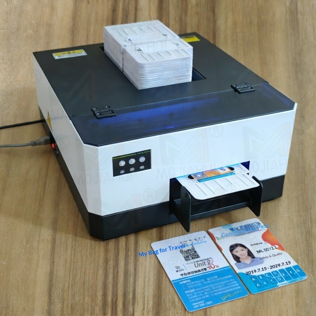 Smart Wedding Invitations Industrial Retransfer Single Dual-sided PVC ID Card Inkjet Printer with Dye/Pigment Ink