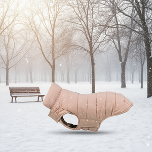 Abrigo de Invierno Lesmont S 36 cm Color Durazno para Perro, Chaqueta Acolchada Cálida - Product Image 3