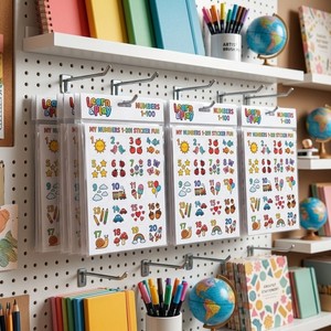 Juego de Hojas de Etiquetas Adhesivas Personalizadas, Duraderas y Ecológicas, con Números Cortados a Troquel, para Maestros, Recompensas Escolares, Aprendizaje Divertido, Proyectos con Velas - Product Image 5