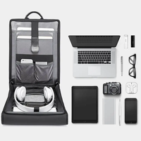 Sac à dos pour ordinateur portable fin et personnalisé de 15,6 pouces, imperméable, léger, décontracté, pour le travail, l'université et l'usage quotidien