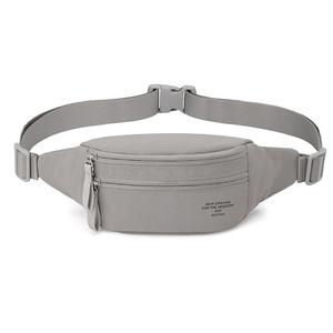 Sac de Poitrine en Nylon Léger et Durable OEM/ODM, Fermeture Éclair, Respirant, Sac Banane de Course, Couleurs Contrastées, Extérieur - Product Image 2