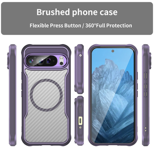 Translucent Carbon <strong>Fiber</strong> Magnetic Phone case Suitable for <strong>Google</strong> Pixel 9 Pro XL Phone case for <strong>Google</strong> Pixel 9 - Product Image 5
