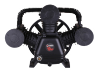 Compresseur Industriel à Piston Portable 500L, Compresseur d'Air à Piston Trois Cylindres 7.5KW, Entraînement par Courroie, 500 Litres