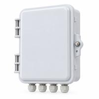 Boîtier de gestion de câbles en fibre optique PON en ABS robuste, anti-vieillissement, pour une utilisation intérieure et extérieure à long terme
