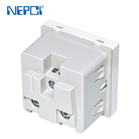 NEPCI Factory 45*45mm AC 250V 10A Module de prise électrique suisse XJY-QB-67 prise cubique suisse