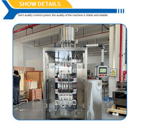 Machine d'emballage verticale automatique de bâtonnets de jus de fruits à 4 à 8 voies Sachet de glace à sac d'angle à plusieurs voies pour les aliments à remplir