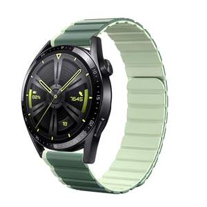 Eraysun 20/22mm <span class=keywords><strong>Bracelet</strong></span> de montre en Silicone magnétique universel deux couleurs personnalisé pour Samsung <span class=keywords><strong>Garmin</strong></span> Femmes Hommes Sport <span class=keywords><strong>Bracelet</strong></span> Bandes - Product Image 5