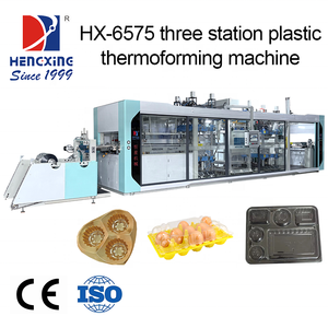Otomatik Termoform Makinesi, PP PET PVC Hızlı Yemek Kutuları Çikolata Yumurta Tepsileri İçin Plastik Ürünler Üretir - Yüksek Verimlilik - Product Image 1