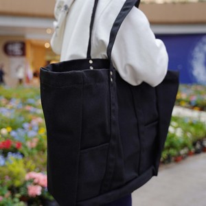 Bolsa de Lona de Gran Capacidad con Bolsillos y Compartimento para Portátil, Práctica para Cualquier Compra - Product Image 2
