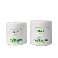 OEM/ODM Pots en plastique de gommage crème blanche personnalisés avec couvercles blancs avec sérigraphie en surface
