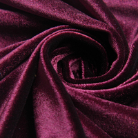 Velours coréen de qualité supérieure le plus vendu élégant et confortable 90% polyester 10% spandex à la mode et élégant