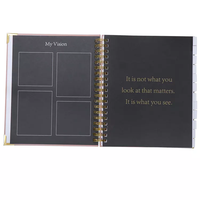 Planificateur d'impression personnalisé format A4 A5, fabricants de journaux de couverture en cuir, Agenda