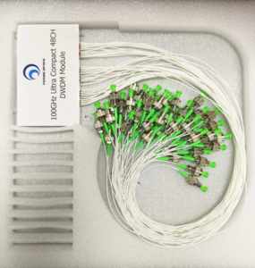 อุปกรณ์อัลตร้าคอมแพค ddddm MUX ขนาดกะทัดรัดพิเศษ48 CH 100GHz ส่วนประกอบตัวกรองตาม dddddm 2.5dB พื้นที่ว่างโมดูล WDM หนาแน่นแบบทั่วไป - Product Image 3