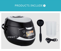 Marmite de cuisson automatique commerciale pour perles et boba avec moteur, grande capacité de 5 L pour boulangerie et moulin à farine