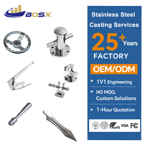 BOSX OEM/ODM Componenti Marini in Acciaio Inossidabile 316L: Volantini, Bitte, Chiusure per Portelli e Ferramenta Nautica - Product Image 1